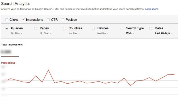 google search console search analytics